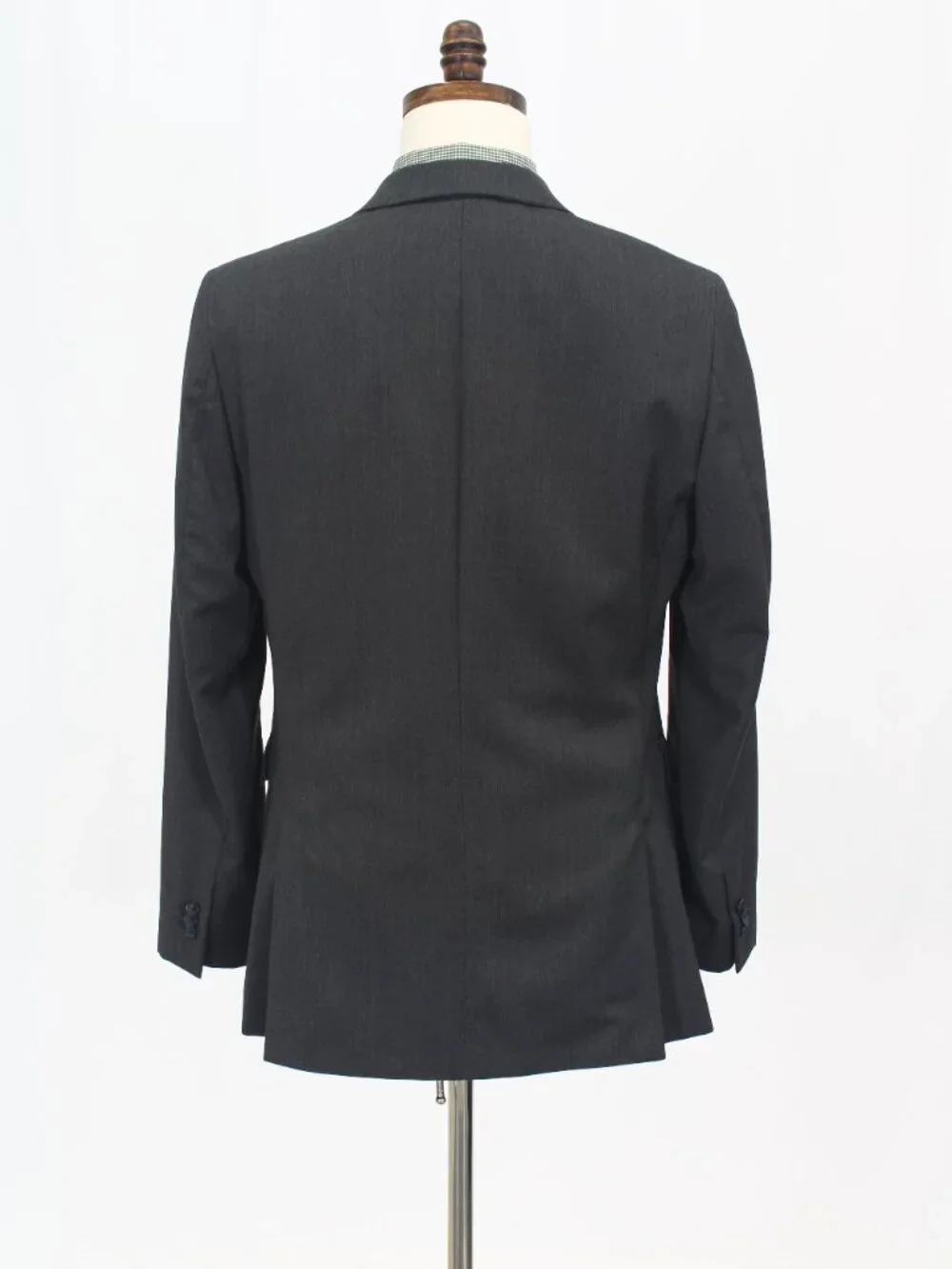 Banana Republic 40R Gray Blazer Sport Coat Jacket 2-Button Solid W535